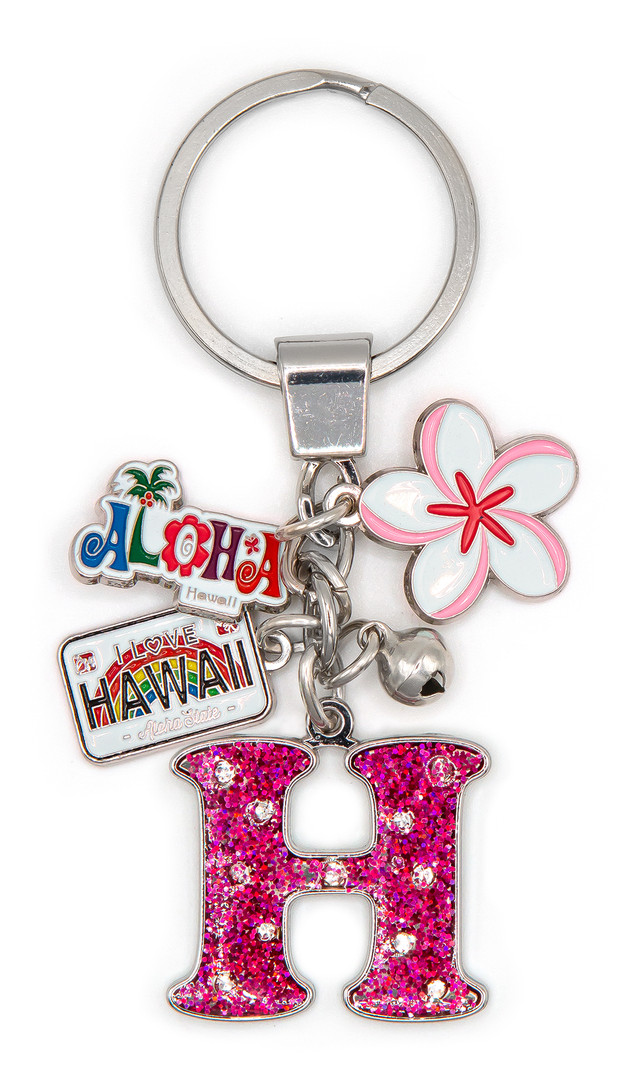 Island Girl® Charm Keyring: Aloha