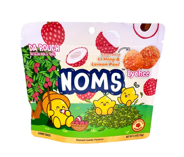 NOMS ABC Stores Exclusive Li Hing & Lemon Peel Candies: Turtle