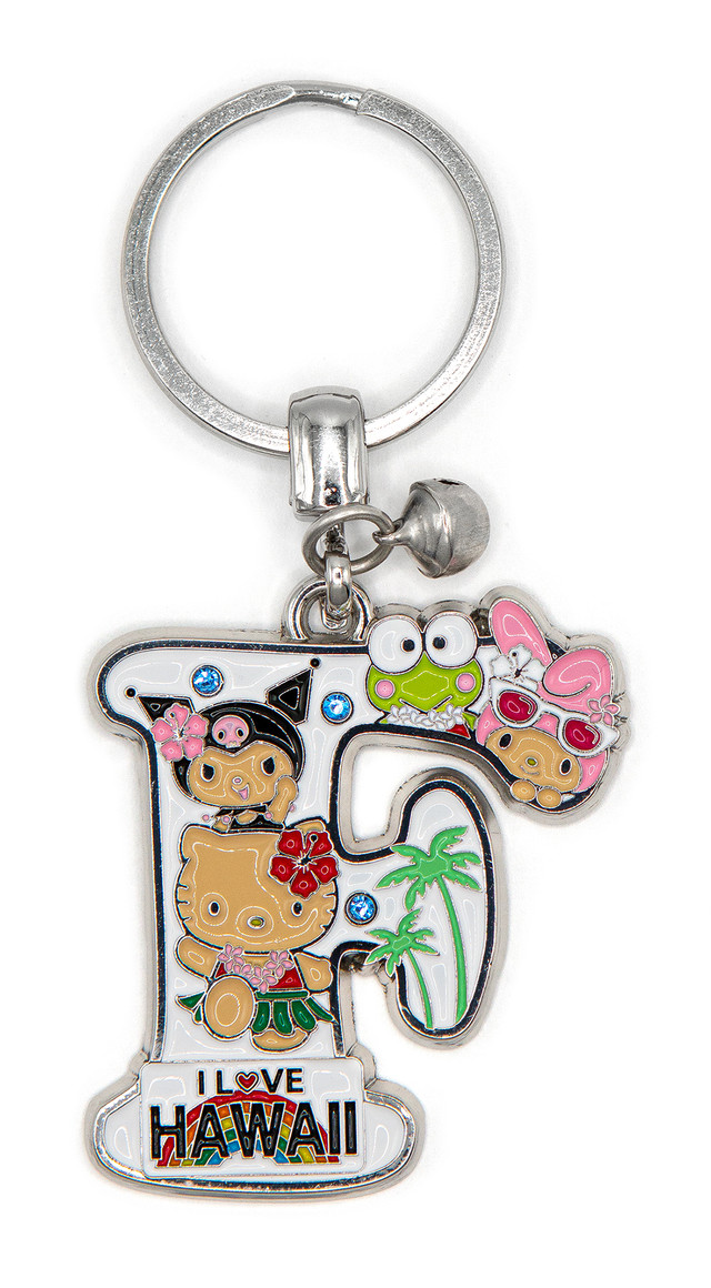 Hello Kitty® & Friends HAWAII Initial Keyring: R