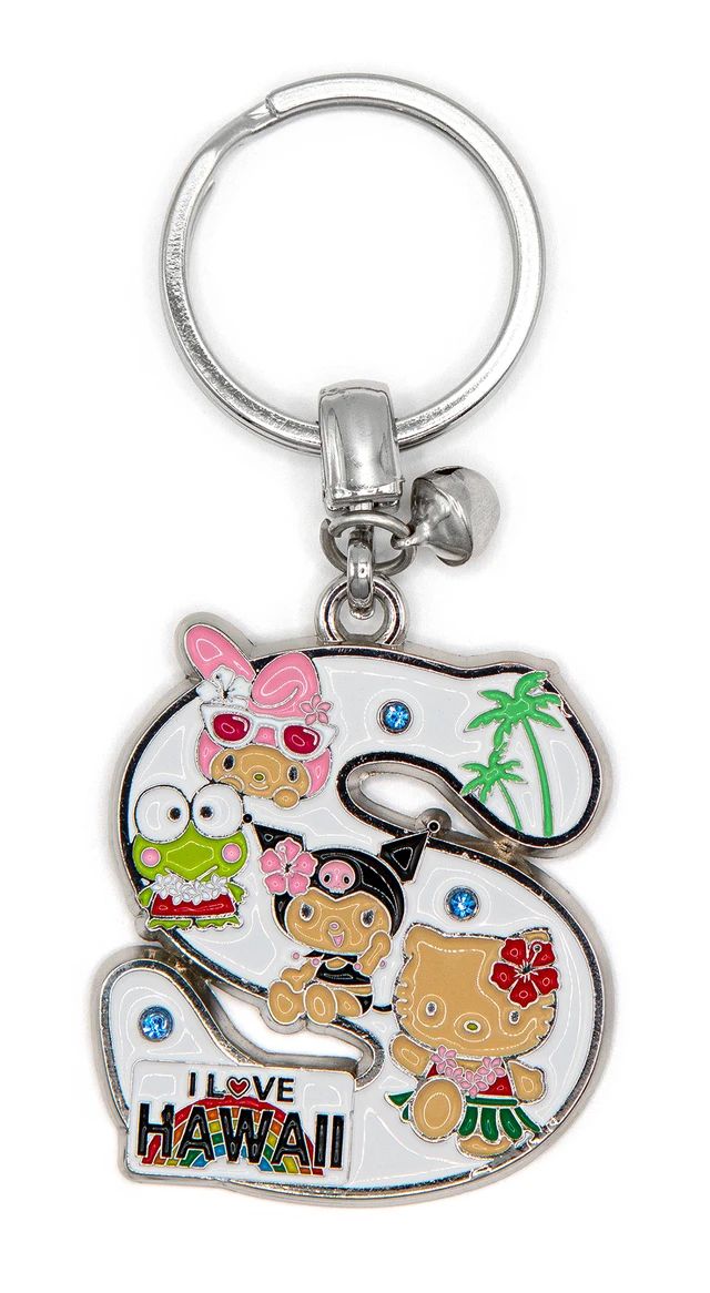 Hello Kitty® & Friends HAWAII Initial Keyring: S