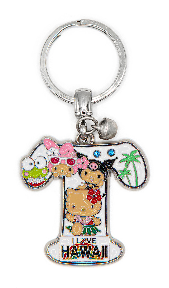 Hello Kitty® & Friends HAWAII Initial Keyring: T