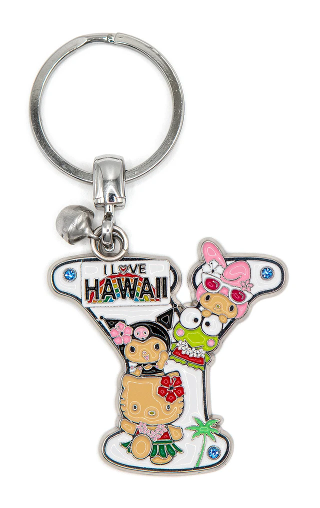 Hello Kitty® & Friends HAWAII Initial Keyring: S