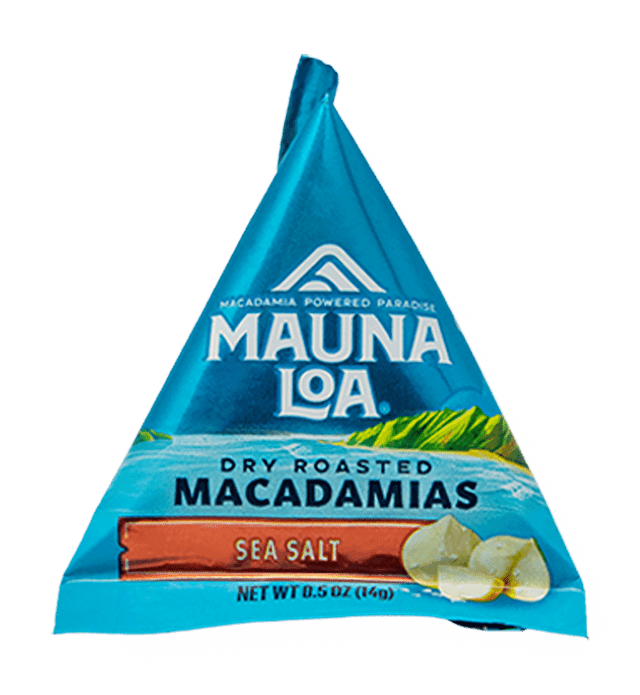 Mauna Loa Macadamia Nut Sample Size Pouch 0.5oz - Honey Roasted Single