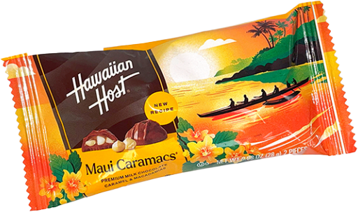 Hawaiian Host Maui Caramac Snack Bar .95 oz SINGLE