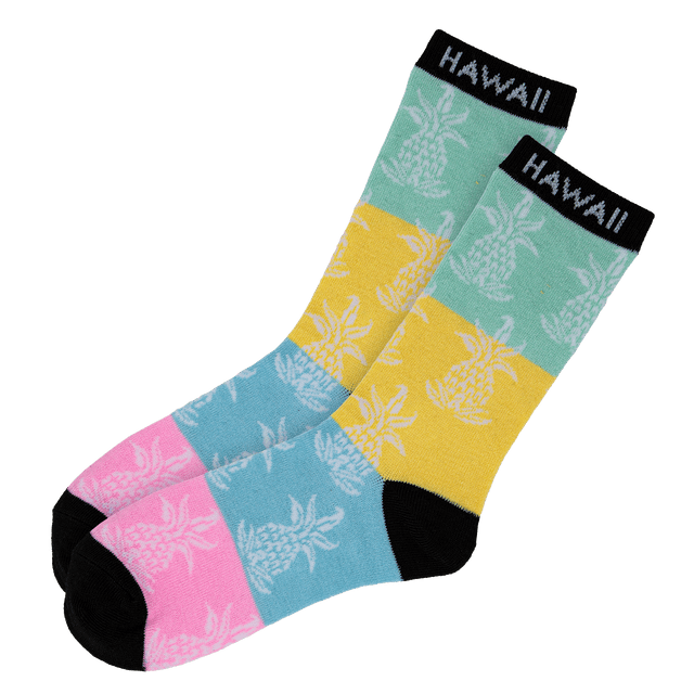 Hawaiian Performance Surfwear® Crew Cut Socks: Palm Tree