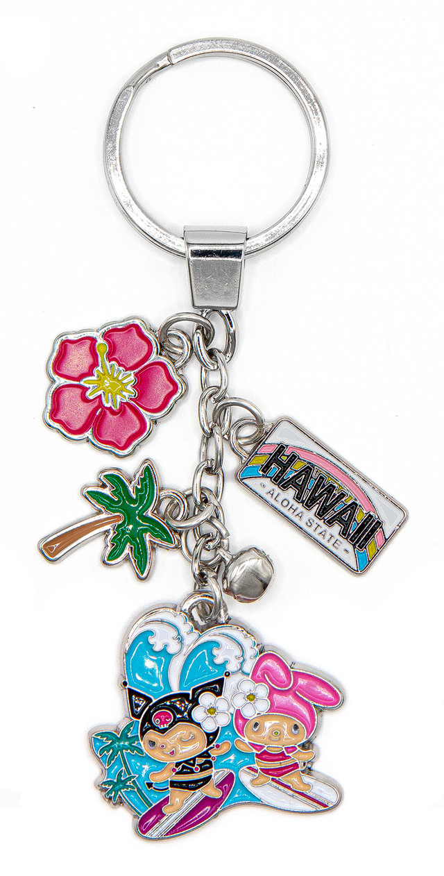 Hello Kitty® & Friends Charm Keyring: Hello Kitty® Friends Surf