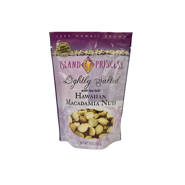 Island Princess Maui Onion Macadamia Nut Stand Up Bag 10oz