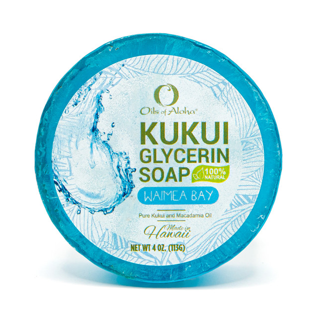 Oils of Aloha - Kukui Glycerin Soap: Waimea Bay