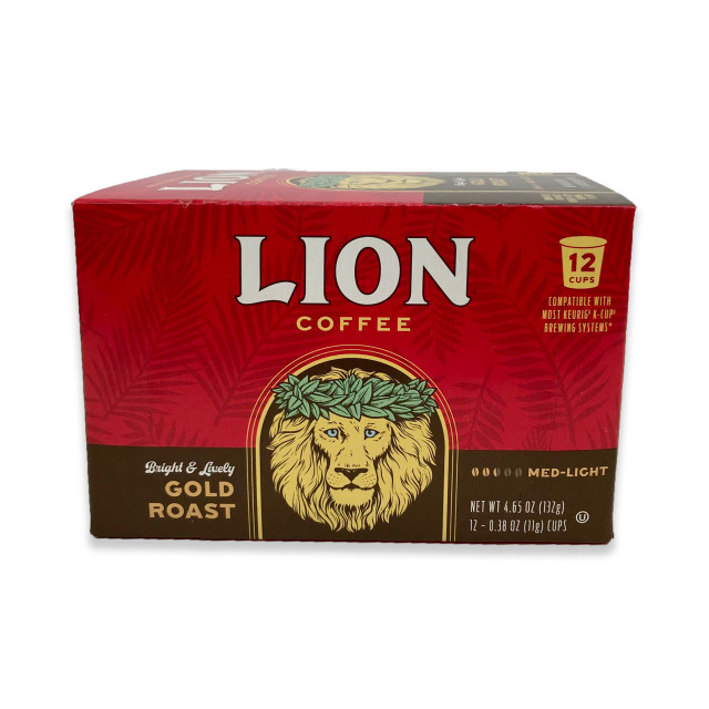 Lion Coffee Single Serve K-Cup Coffee: Vanilla Macadamia