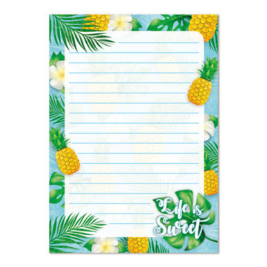 Hawaiian Design Notepad: Local Grindz