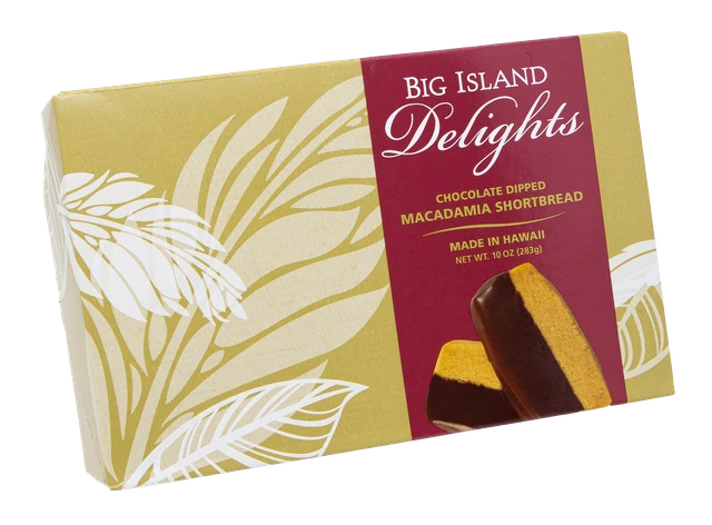 Chocolate Dipped Shortbread Cookie Milk Chocolate by Big Island
