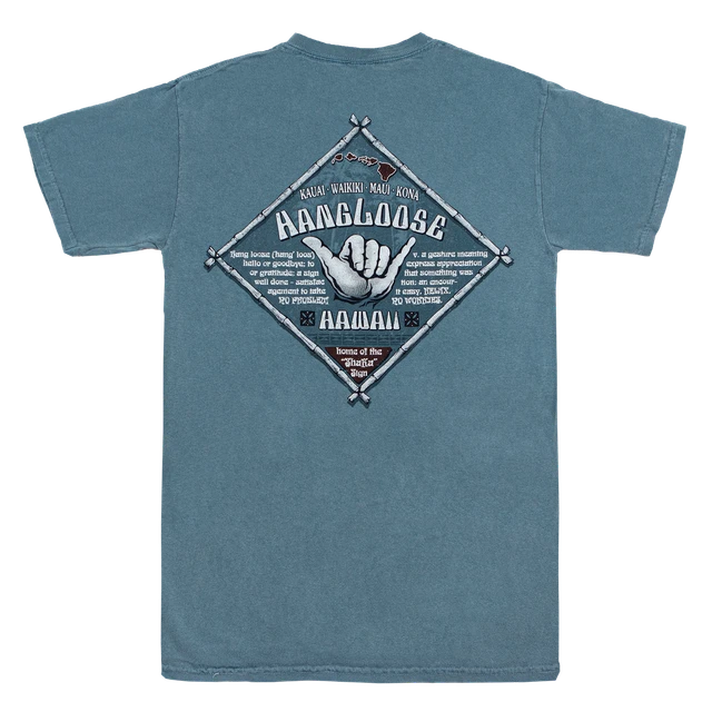 Vintage Dyed Tee - Discover Aloha: Gold