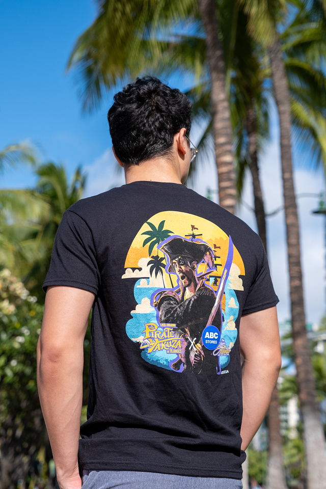 Like a Dragon: Pirate Yakuza in Hawaii X ABC Stores T-Shirt - Black