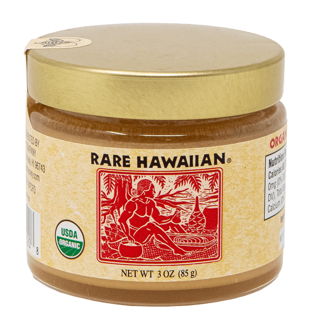 Rare Hawaiian Organic Kiawe Honey with Ginger 3 oz