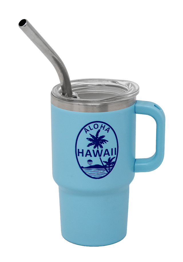 Mini Stainless Steel Tumbler - Light Blue