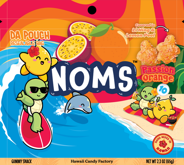 NOMS Li Hing & Lemon Peel Candies: Passion Orange