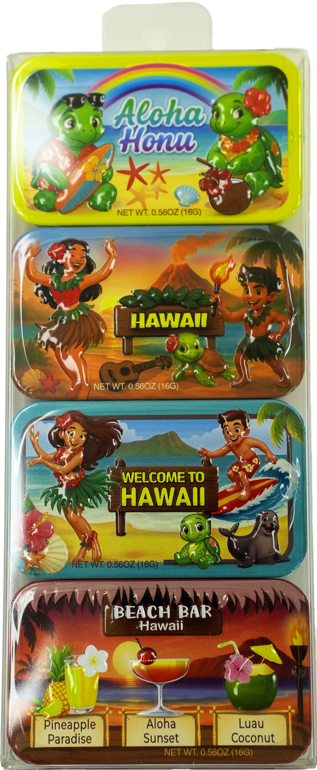 Hawaii Mints Four Pack - Hawaiian Adventures