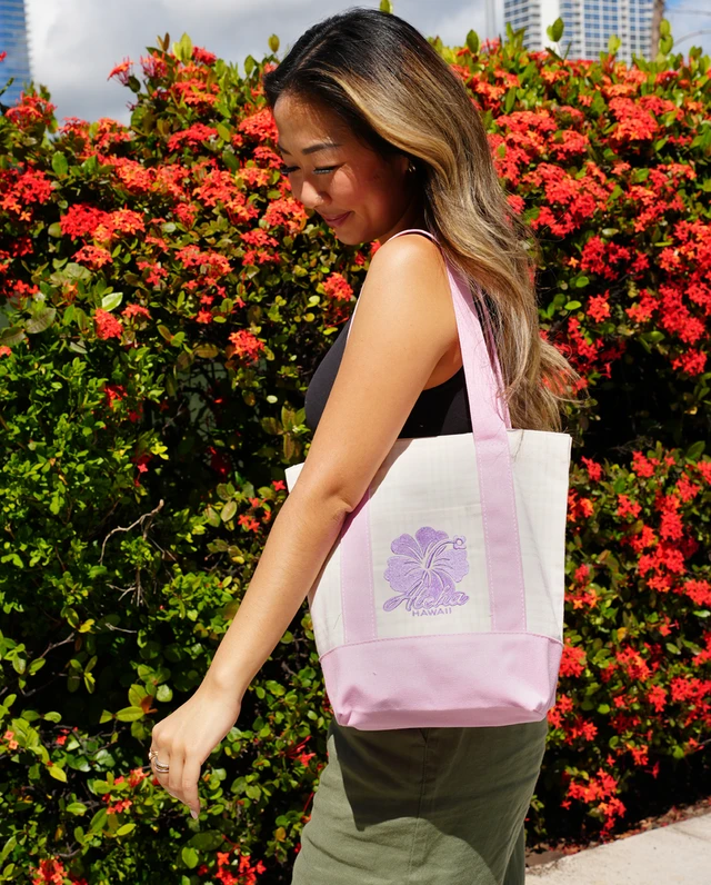 Moana Breeze Tyvek Small Pouch - Monstera Lover: Black