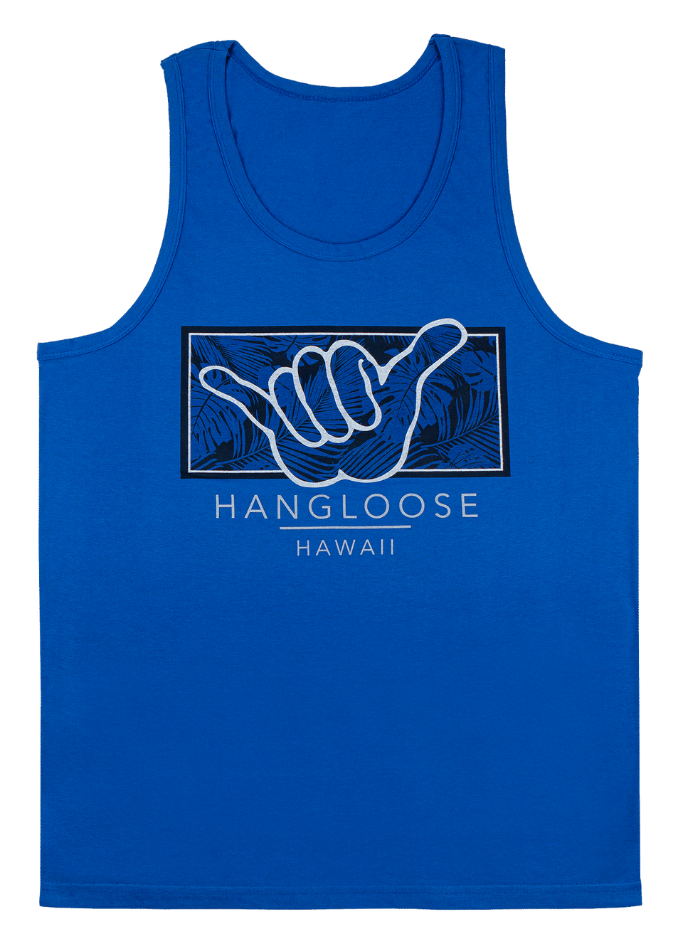 Men's Tank Top Hangloose Frame Blue