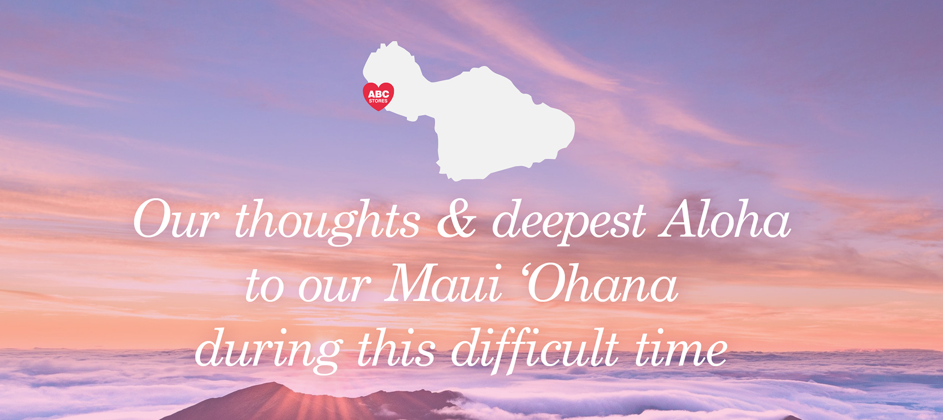 Our thoughts & deepest Aloha to our Maui 'Ohana during this difficult time