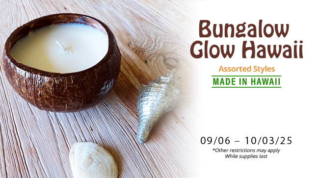 Bungalow Glow Candles Promo