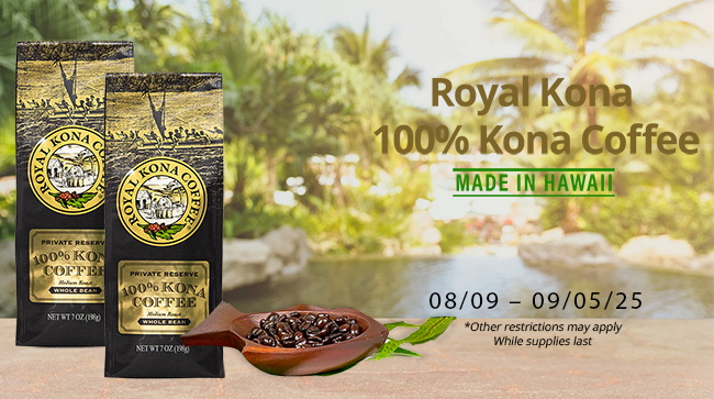 Royal Kona Promo