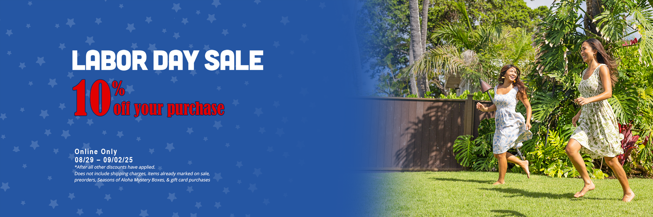 save 10% off your regular price order