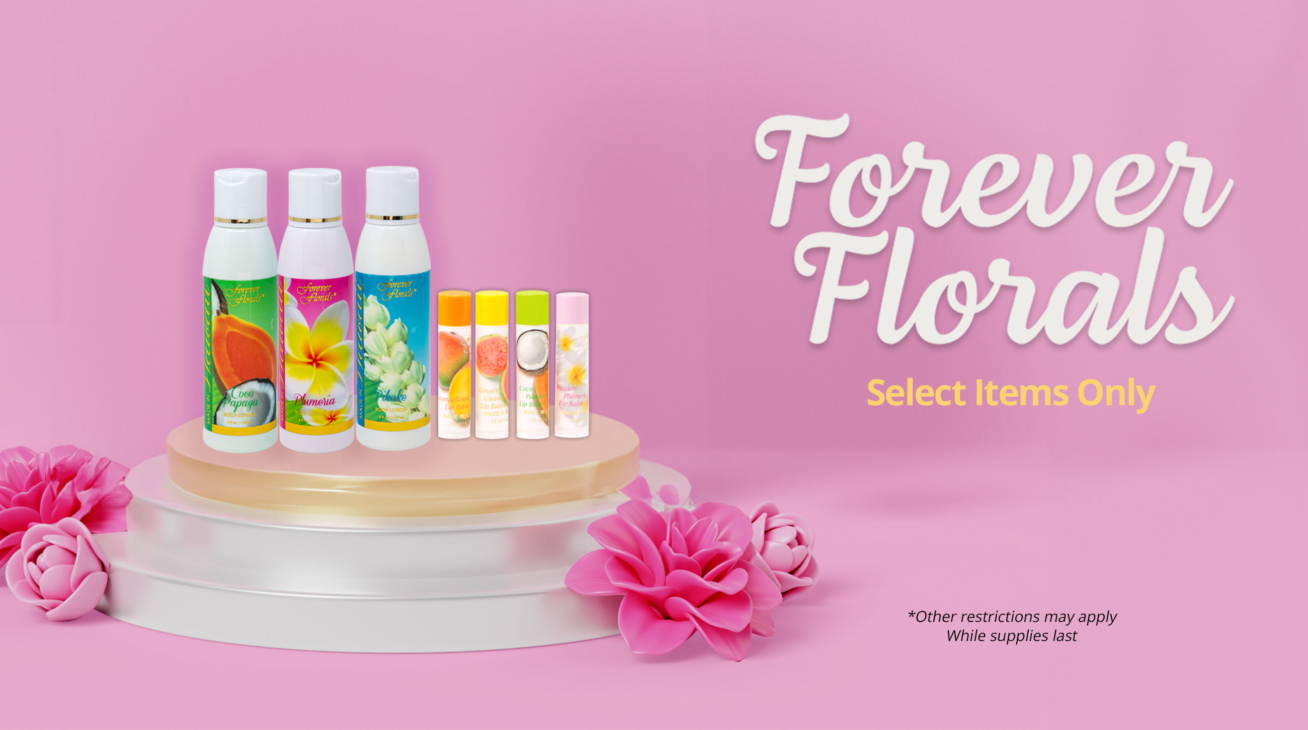Forever Florals sale promo
