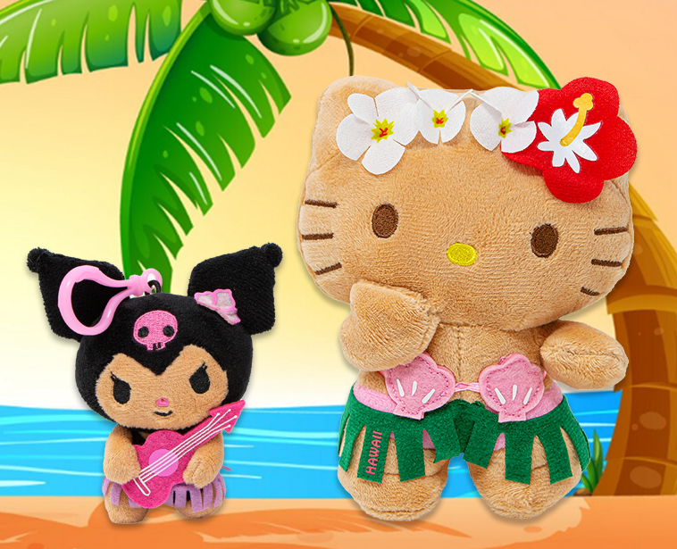 HELLO KITTY - PLUSH WITH YELLOW LEI & DRESS - Dole Plantation