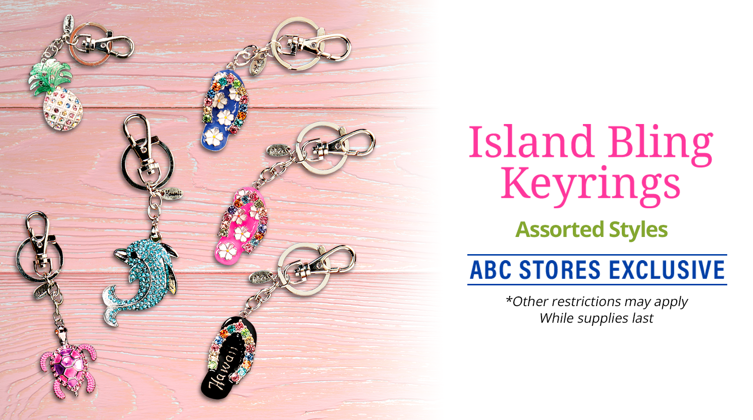 Island Keyrings sale promo