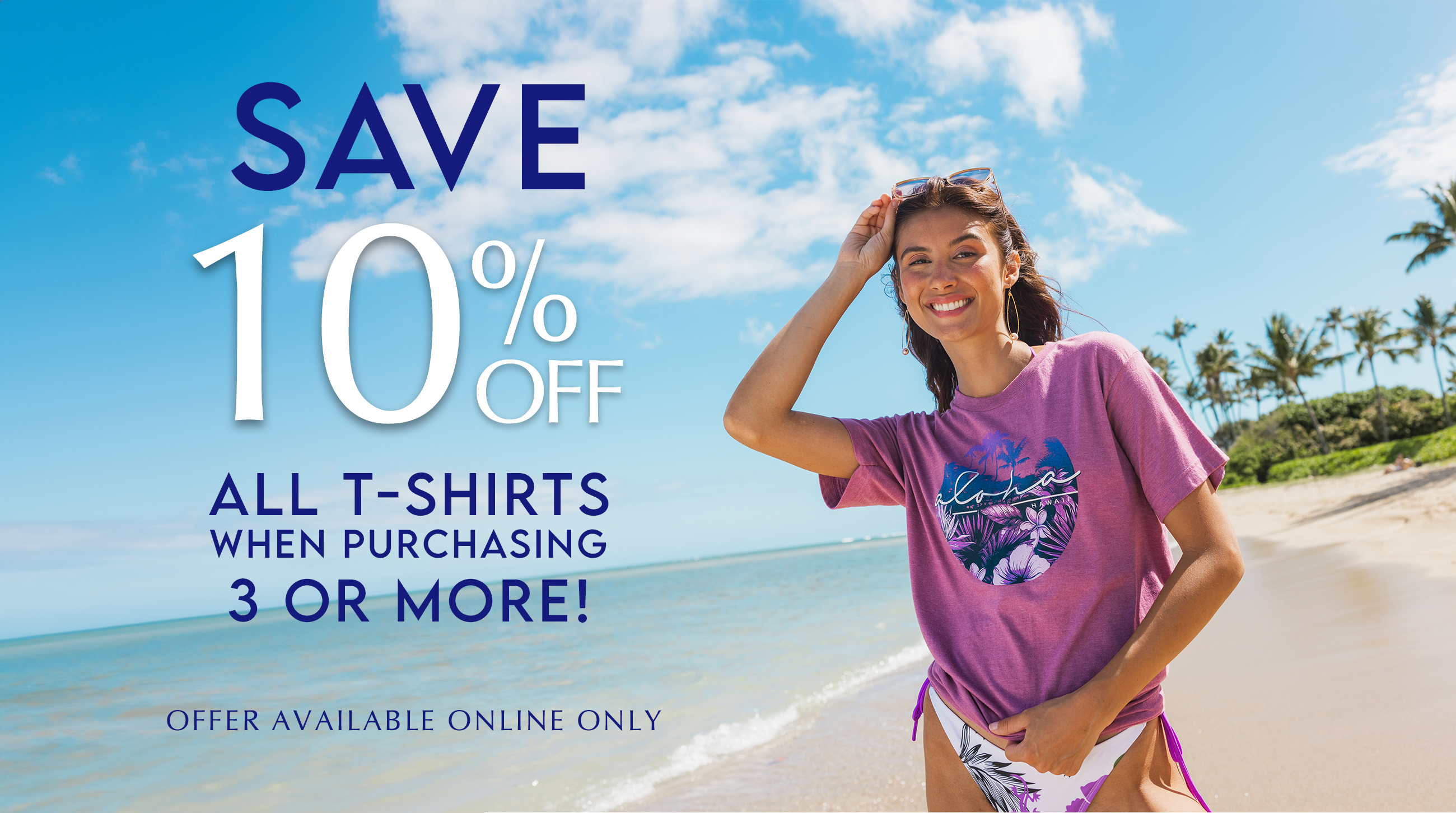 Save 10% Off All T-Shirts When Purchasing 3 or More!