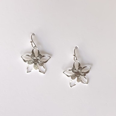 Louis Vuitton My flower earrings Silvery ref.795694 - Joli Closet