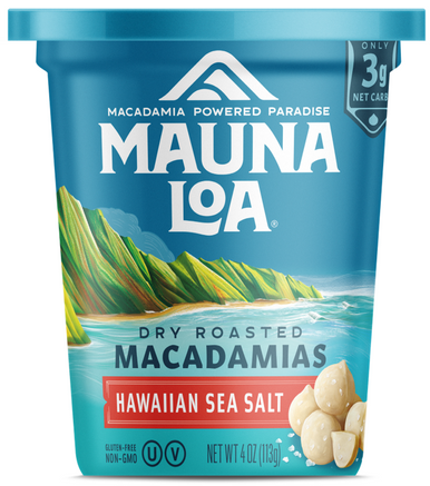 Mauna Loa Macadamia Nuts Single Cup - Sea Salt