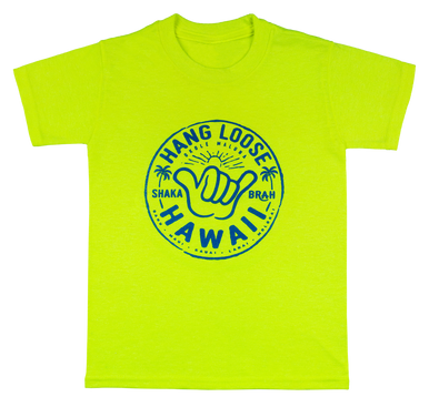 入手困難■SYNA WORLD■VIVID TEE NEON YELLOW 55069-ChildTeeHPSNeonShakaBrah