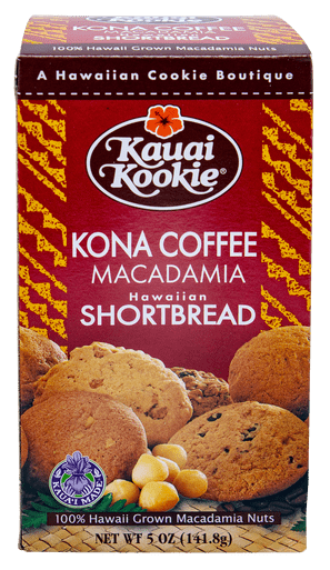 Kauai Kookies Shortbread - Kona Coffee