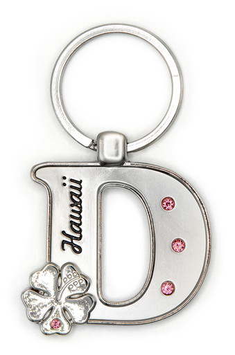 Metal Enamel Island Memories Keyrings: Aloha Fun