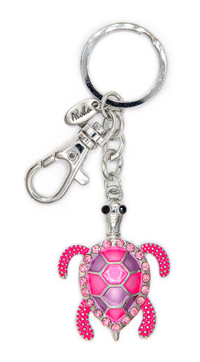 Metal Enamel Island Memories Keyrings: Aloha Fun