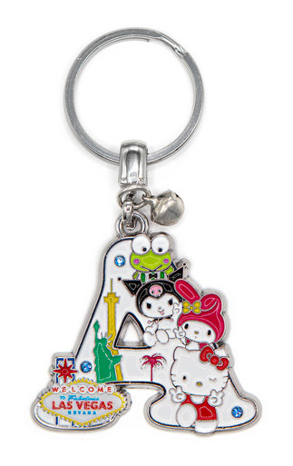 Rubies Las Vegas Pink Jeweled Keychain - Welcome To Las Vegas Sign Souvenir With Rhinestones