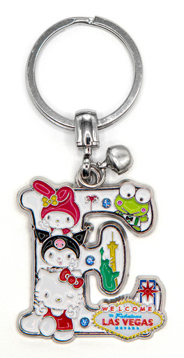 Hello Kitty® & Friends LAS VEGAS Initial Keyring: F