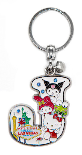 Hello Kitty® & Friends LAS VEGAS Initial Keyring: F