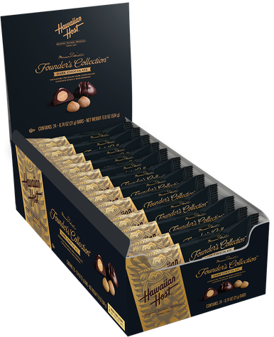 Hawaiian Host Founder's Collection Dark Chocolate Snack Bar 0.74