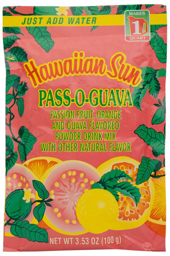 Hawaiian Sun Powdered Juice Mix: Passion Orange Guava