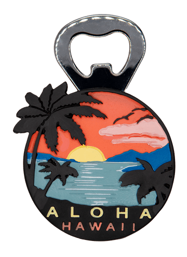 Island Memories Polyresin Bottle Opener Magnet - Paradise