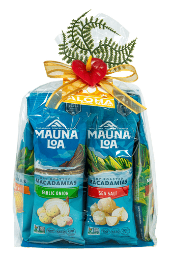 Mauna Loa Snack Pack - 10 Pack Cello Gift Set
