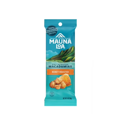 Mauna Loa Macadamia Nut Snack Pack 1oz - Honey Roasted SINGLE