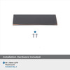 Amerock, Everyday Basics, Edge Pulls, 3" Tab Pull, Oil Rubbed Bronze - included hardware