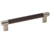 Amerock, Esquire, 6 5/16" (160mm) Bar Pull, Satin Nickel / Oil Rubbed Bronze