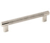 Amerock, Esquire, 6 5/16" (160mm) Bar Pull, Polished Nickel / Stainless Steel