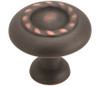 Amerock, Everyday Basics, Inspirations, 1 1/4" Round Rim Design Knob, Oil Rubbed Bronze