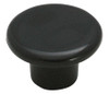Amerock, Everyday Heritage, 1 1/4" Round Plastic Knob, Black